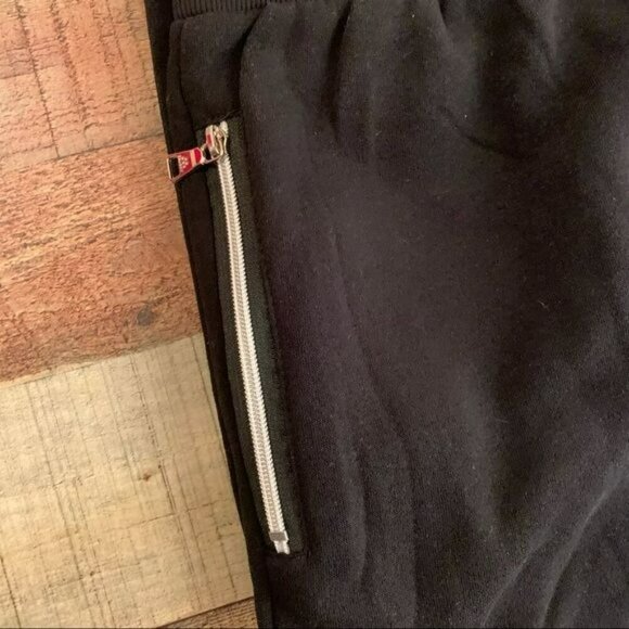 Galaxy by Harvic men’s black joggers sweat pants with zipper pockets - XXL - Picture 4 of 8